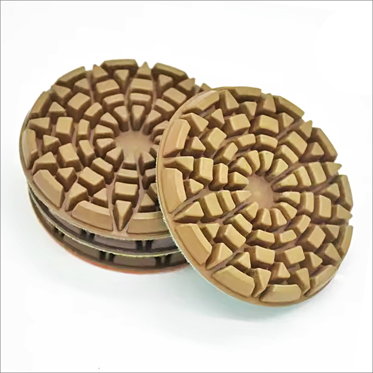 Resin bond diamond floor polishing pads 7 8 9 10 inch, wet or dry use