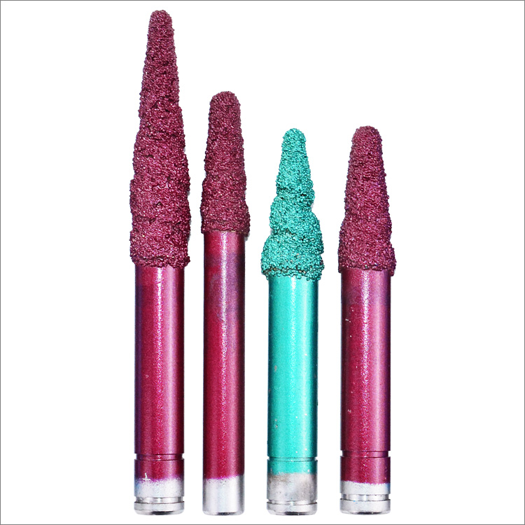 Vacuum brazed CNC engraving tools diamond router bits milling cutter stone carving knives - multi-layer, spiral design